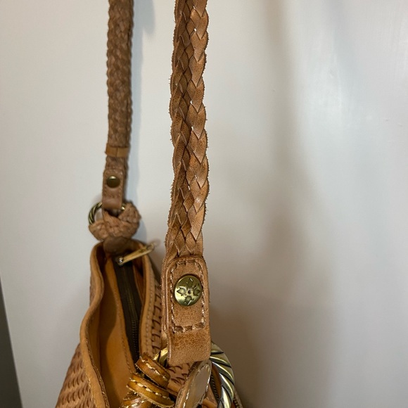 Patricia Nash Castelli Woven Leather Crossbody Shoulder Bag - Picture 5 of 11